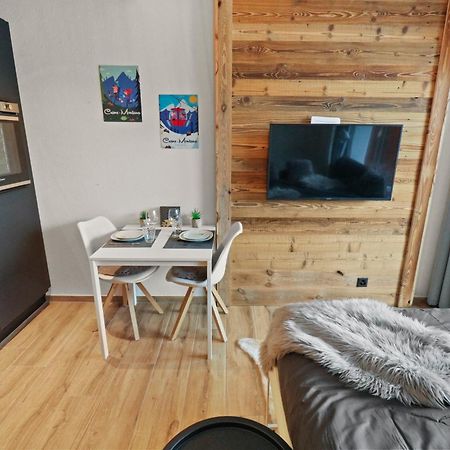 Joli Studio Avec Parking Gratuit Crans-Montana Dış mekan fotoğraf